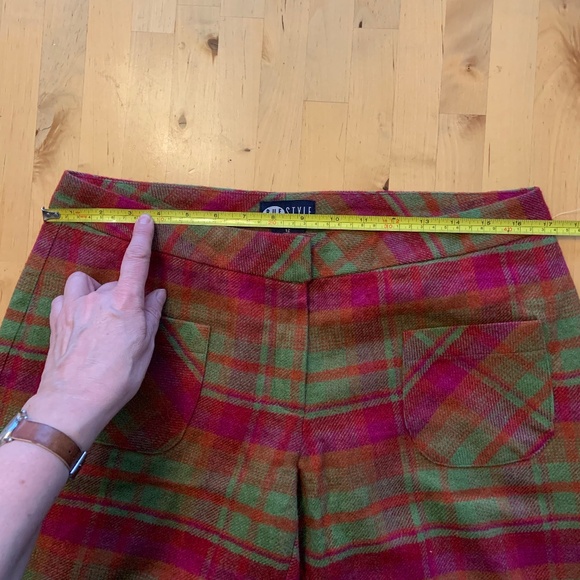 Vintage Rue 21 Style Faux Wool Lined Pant Trousers Size 10 - Picture 11 of 11